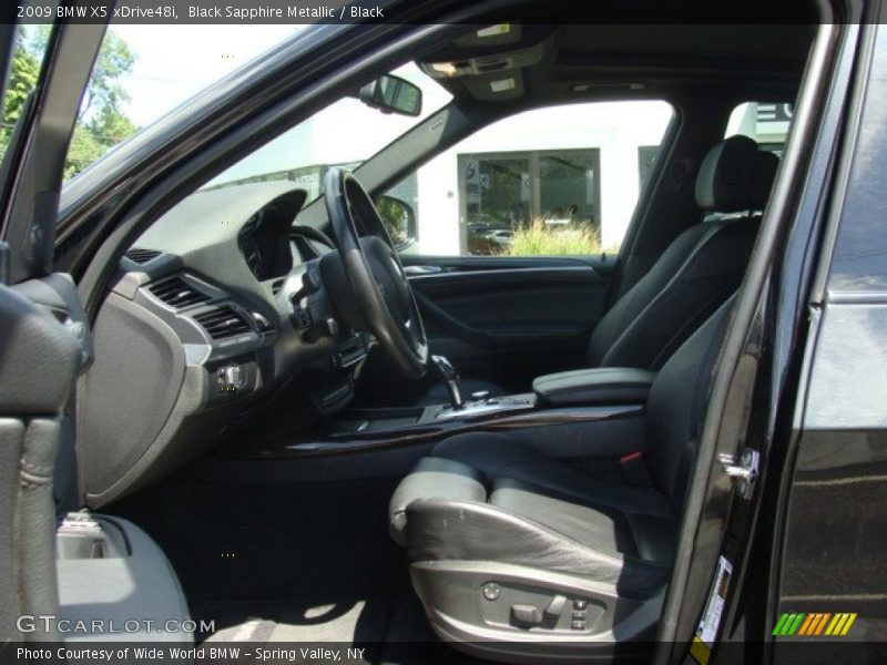 Black Sapphire Metallic / Black 2009 BMW X5 xDrive48i