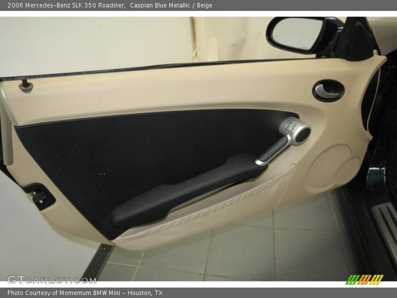 Caspian Blue Metallic / Beige 2006 Mercedes-Benz SLK 350 Roadster