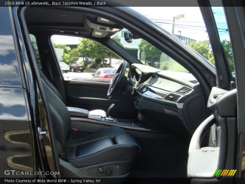 Black Sapphire Metallic / Black 2009 BMW X5 xDrive48i