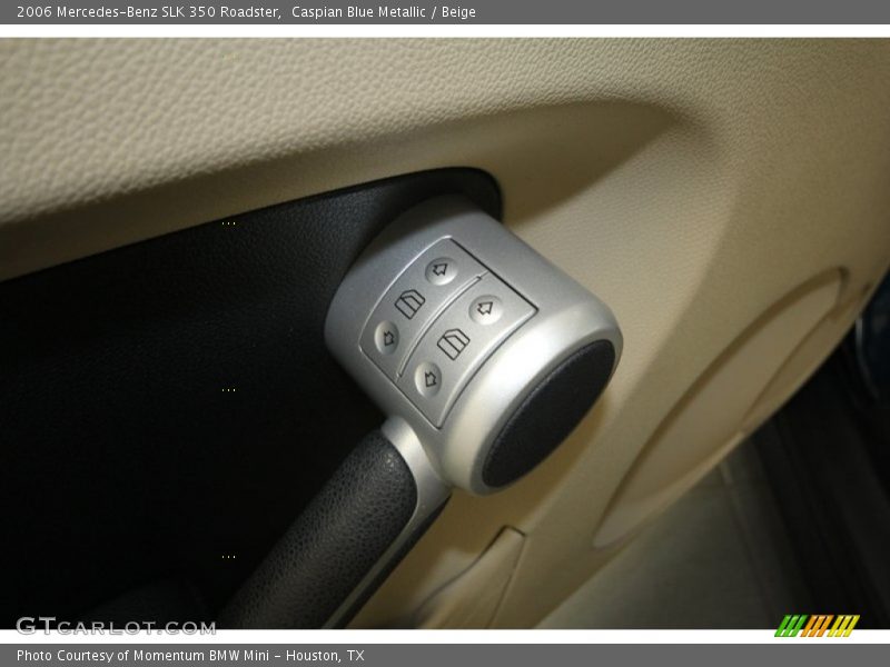 Caspian Blue Metallic / Beige 2006 Mercedes-Benz SLK 350 Roadster