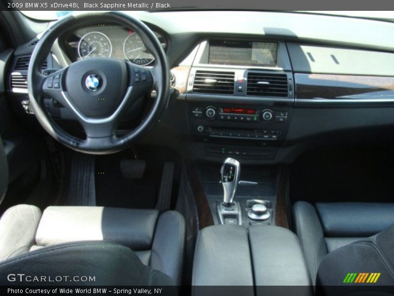 Black Sapphire Metallic / Black 2009 BMW X5 xDrive48i