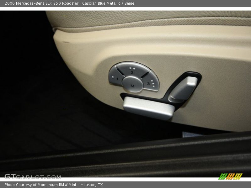Caspian Blue Metallic / Beige 2006 Mercedes-Benz SLK 350 Roadster