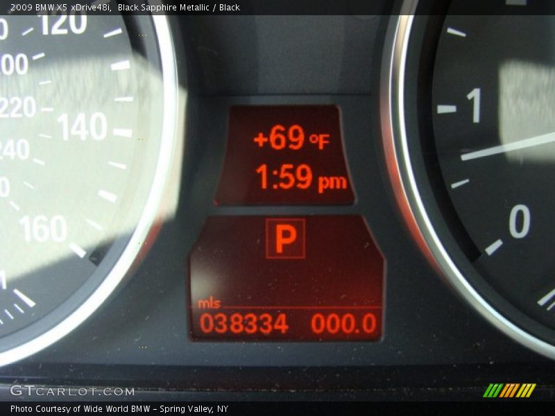 Black Sapphire Metallic / Black 2009 BMW X5 xDrive48i