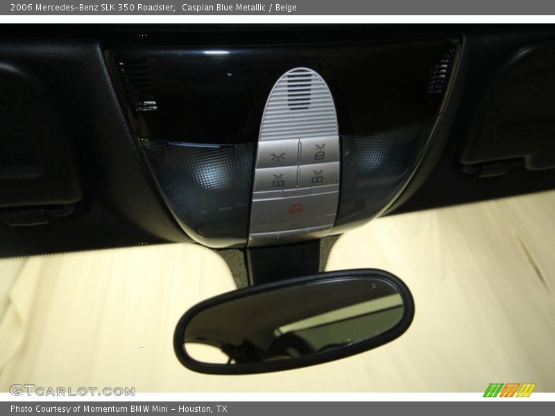 Caspian Blue Metallic / Beige 2006 Mercedes-Benz SLK 350 Roadster