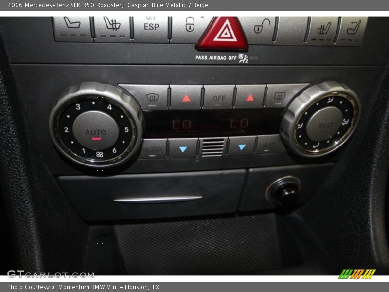 Caspian Blue Metallic / Beige 2006 Mercedes-Benz SLK 350 Roadster