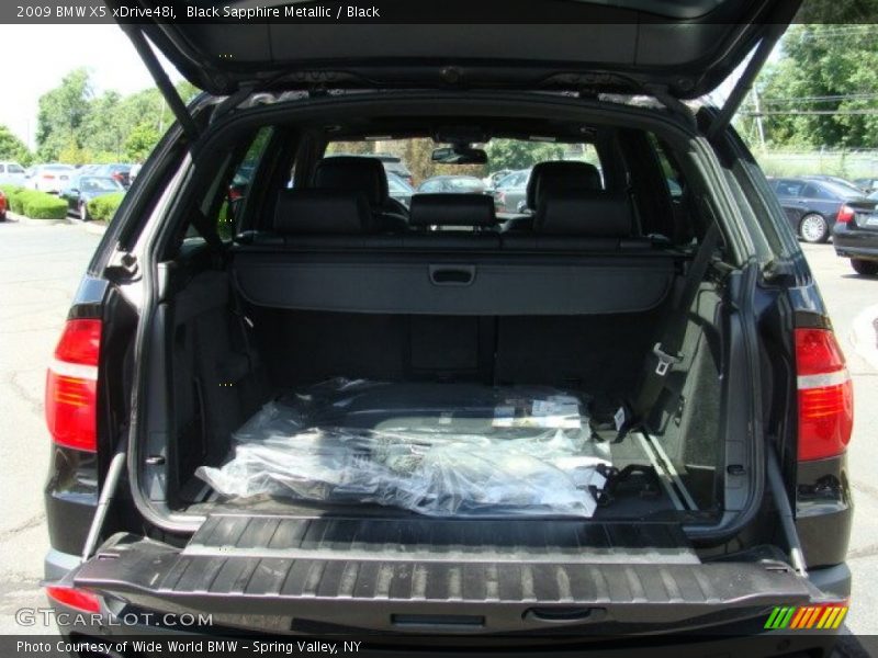 Black Sapphire Metallic / Black 2009 BMW X5 xDrive48i