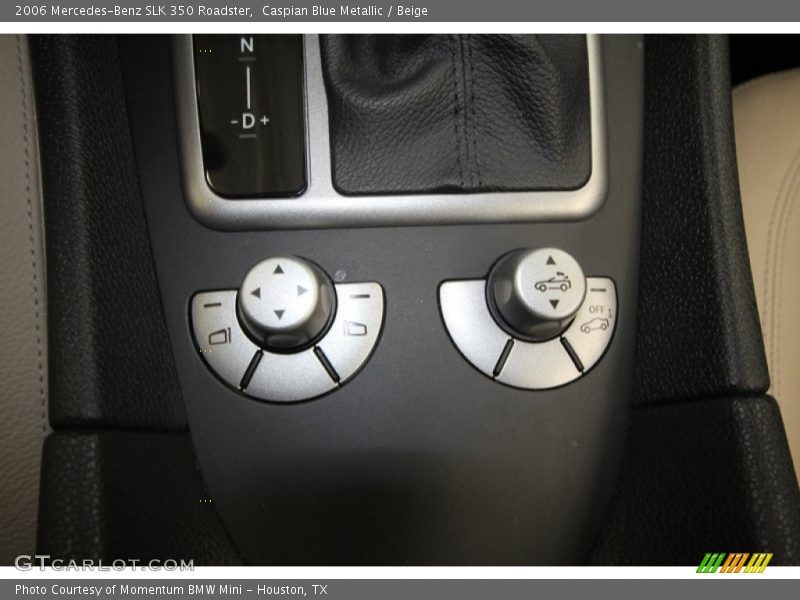 Caspian Blue Metallic / Beige 2006 Mercedes-Benz SLK 350 Roadster