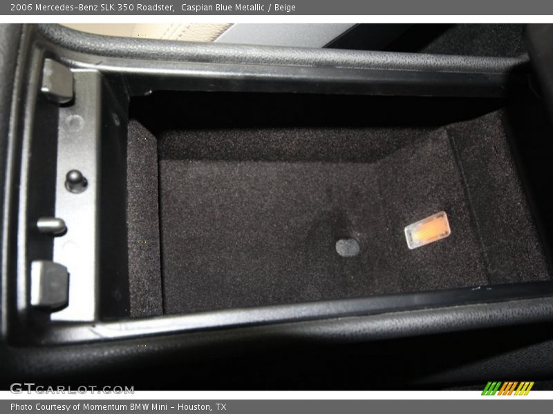 Caspian Blue Metallic / Beige 2006 Mercedes-Benz SLK 350 Roadster