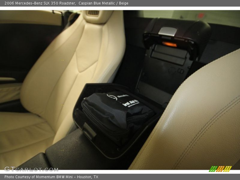 Caspian Blue Metallic / Beige 2006 Mercedes-Benz SLK 350 Roadster