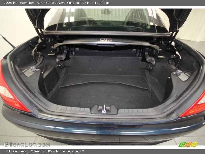Caspian Blue Metallic / Beige 2006 Mercedes-Benz SLK 350 Roadster