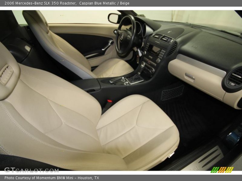 Caspian Blue Metallic / Beige 2006 Mercedes-Benz SLK 350 Roadster