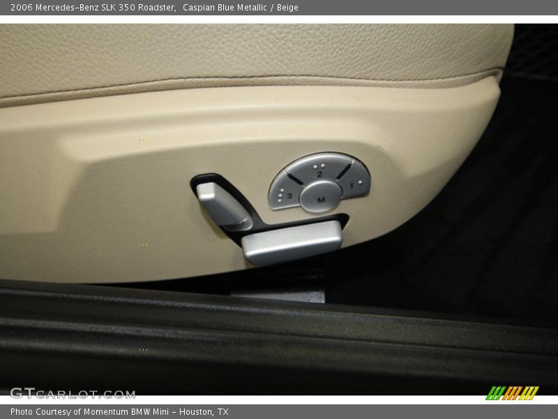 Caspian Blue Metallic / Beige 2006 Mercedes-Benz SLK 350 Roadster