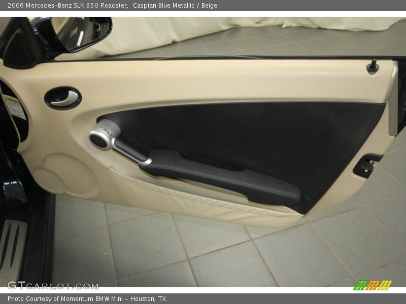 Caspian Blue Metallic / Beige 2006 Mercedes-Benz SLK 350 Roadster