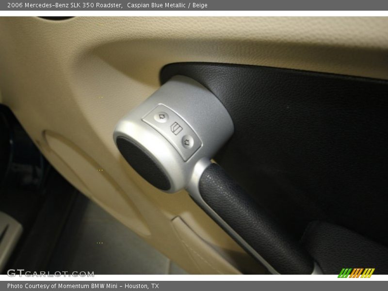 Caspian Blue Metallic / Beige 2006 Mercedes-Benz SLK 350 Roadster