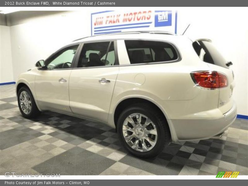 White Diamond Tricoat / Cashmere 2012 Buick Enclave FWD