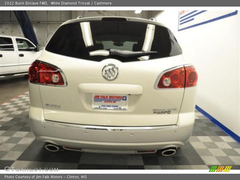 White Diamond Tricoat / Cashmere 2012 Buick Enclave FWD