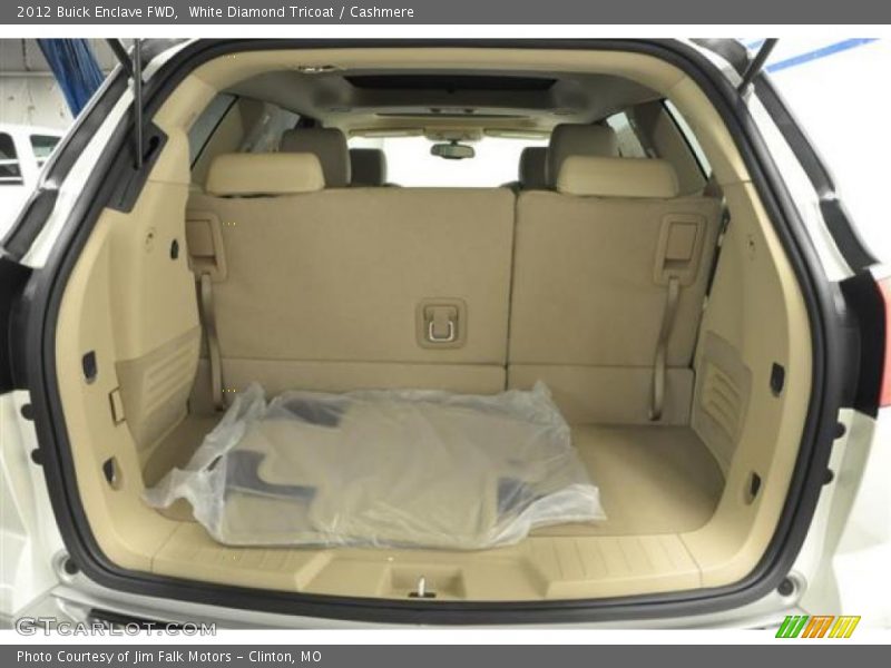 White Diamond Tricoat / Cashmere 2012 Buick Enclave FWD