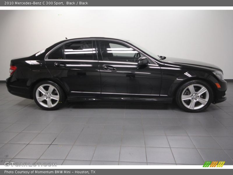 Black / Black 2010 Mercedes-Benz C 300 Sport