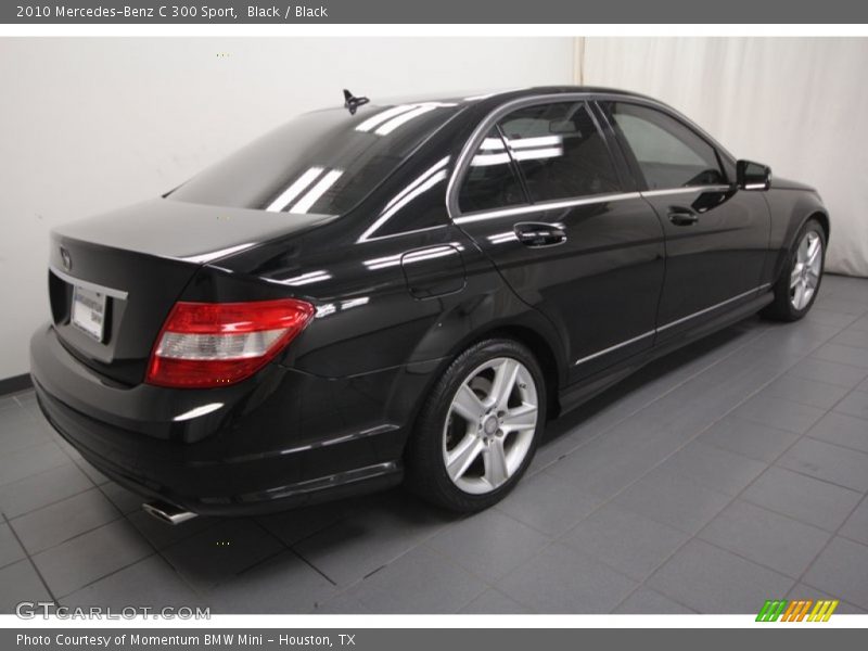 Black / Black 2010 Mercedes-Benz C 300 Sport