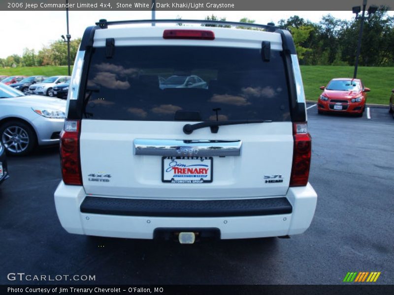 Stone White / Dark Khaki/Light Graystone 2006 Jeep Commander Limited 4x4