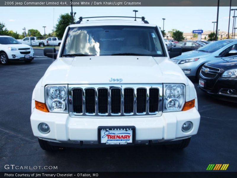 Stone White / Dark Khaki/Light Graystone 2006 Jeep Commander Limited 4x4