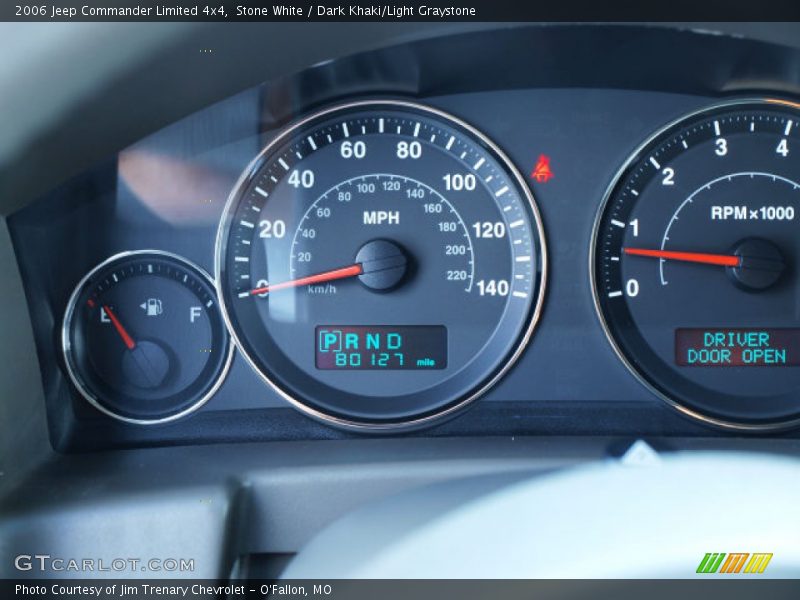 Stone White / Dark Khaki/Light Graystone 2006 Jeep Commander Limited 4x4