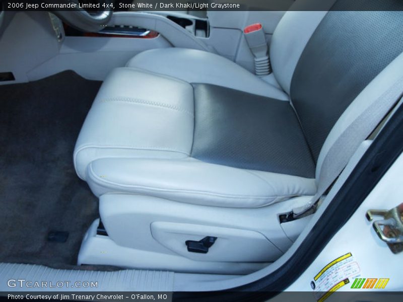 Stone White / Dark Khaki/Light Graystone 2006 Jeep Commander Limited 4x4