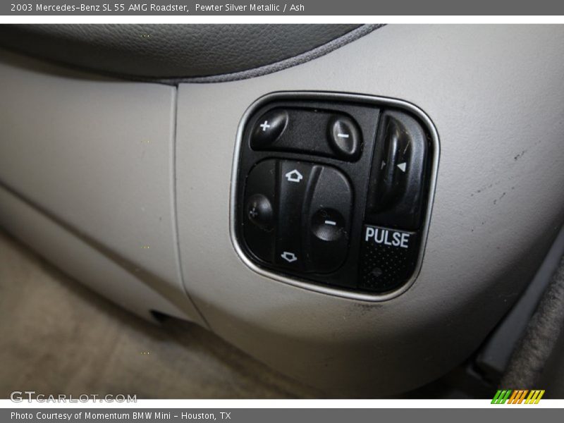 Pewter Silver Metallic / Ash 2003 Mercedes-Benz SL 55 AMG Roadster
