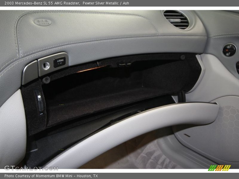 Pewter Silver Metallic / Ash 2003 Mercedes-Benz SL 55 AMG Roadster