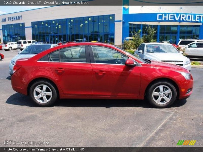 Crystal Red Metallic / Jet Black 2012 Chevrolet Cruze LT
