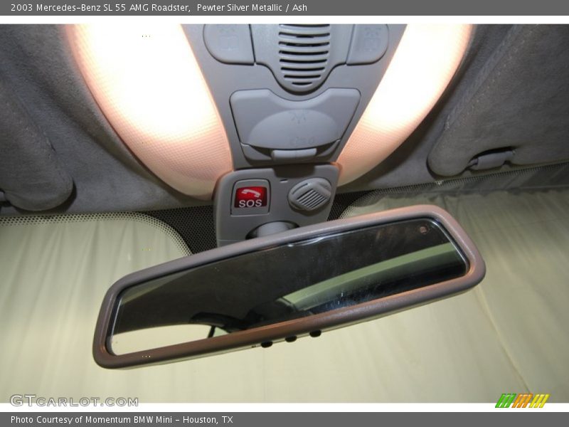 Pewter Silver Metallic / Ash 2003 Mercedes-Benz SL 55 AMG Roadster