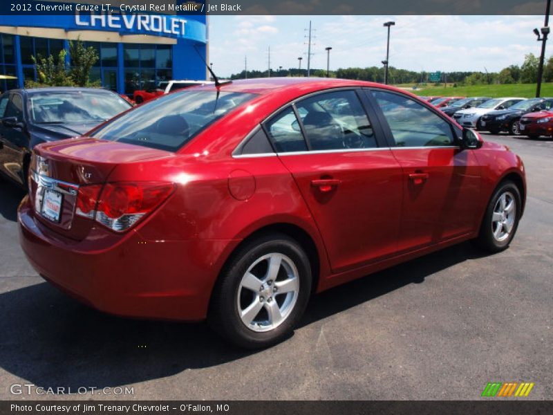 Crystal Red Metallic / Jet Black 2012 Chevrolet Cruze LT