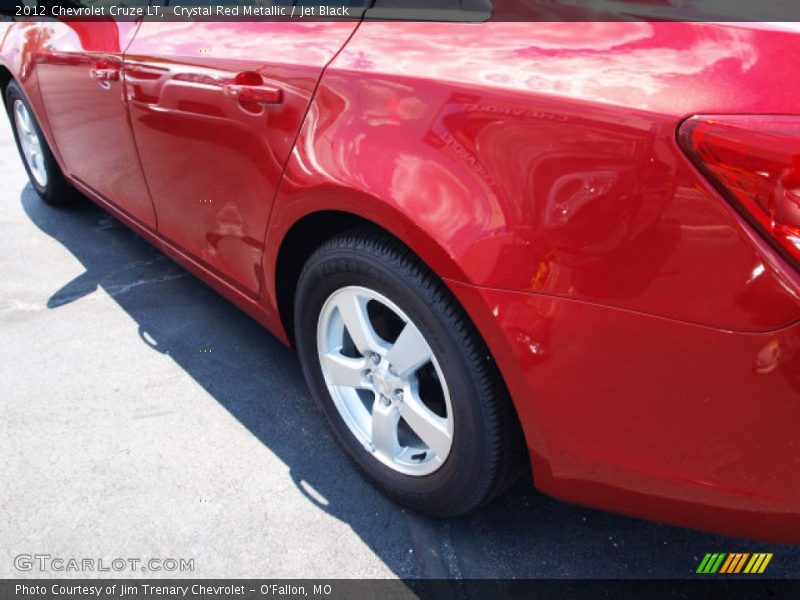 Crystal Red Metallic / Jet Black 2012 Chevrolet Cruze LT