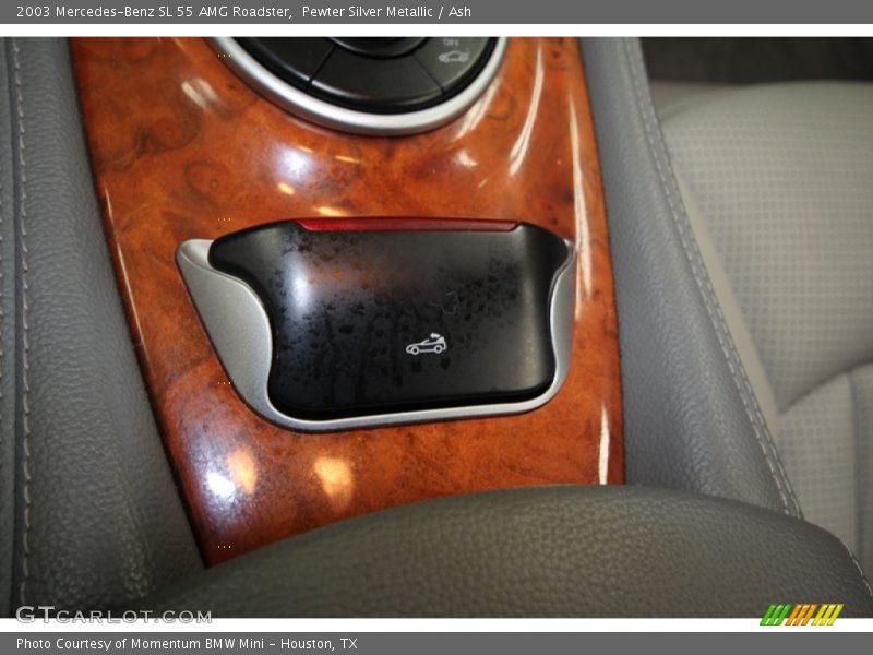 Pewter Silver Metallic / Ash 2003 Mercedes-Benz SL 55 AMG Roadster