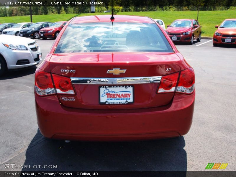 Crystal Red Metallic / Jet Black 2012 Chevrolet Cruze LT