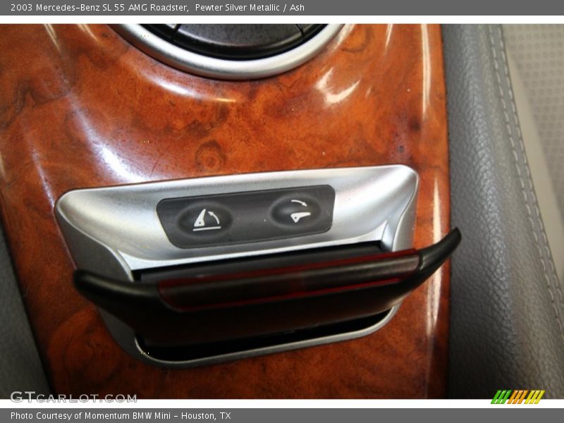Pewter Silver Metallic / Ash 2003 Mercedes-Benz SL 55 AMG Roadster