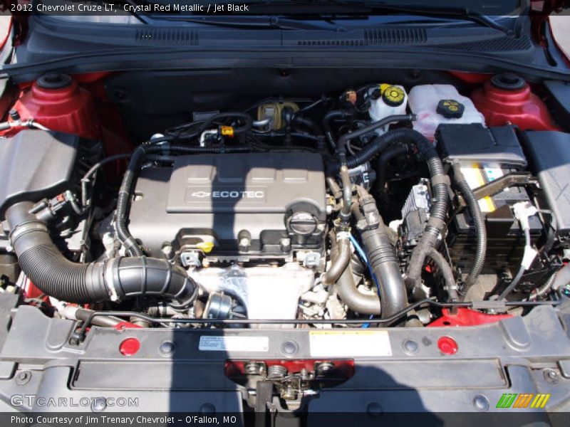 Crystal Red Metallic / Jet Black 2012 Chevrolet Cruze LT