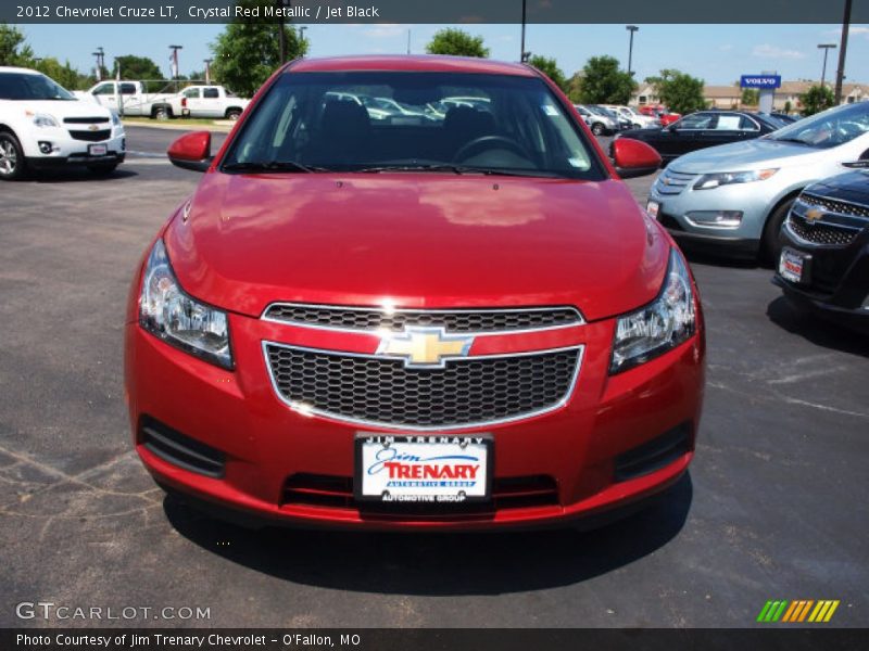 Crystal Red Metallic / Jet Black 2012 Chevrolet Cruze LT