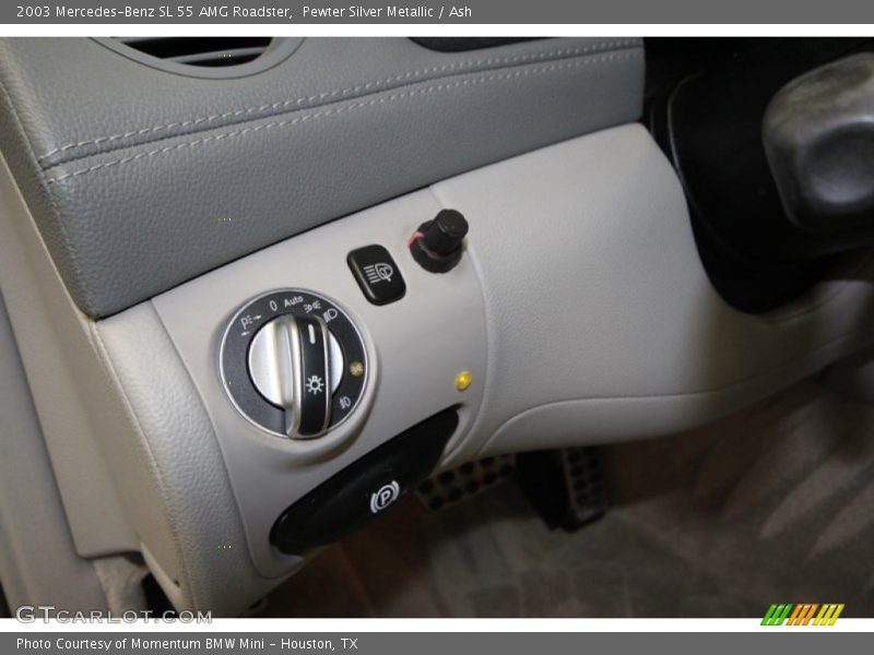 Pewter Silver Metallic / Ash 2003 Mercedes-Benz SL 55 AMG Roadster
