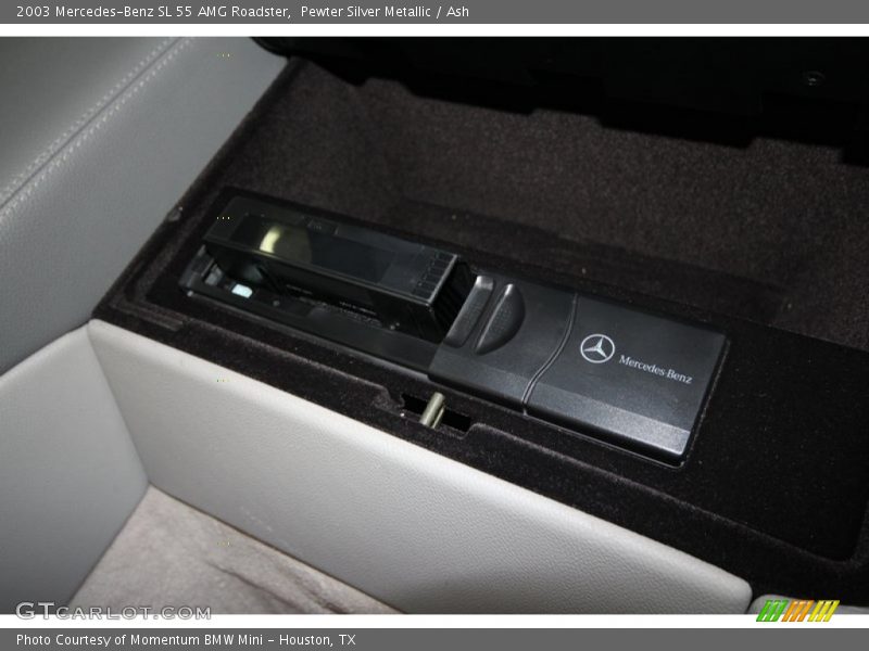 Pewter Silver Metallic / Ash 2003 Mercedes-Benz SL 55 AMG Roadster