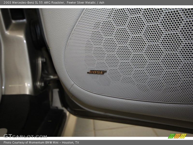 Pewter Silver Metallic / Ash 2003 Mercedes-Benz SL 55 AMG Roadster