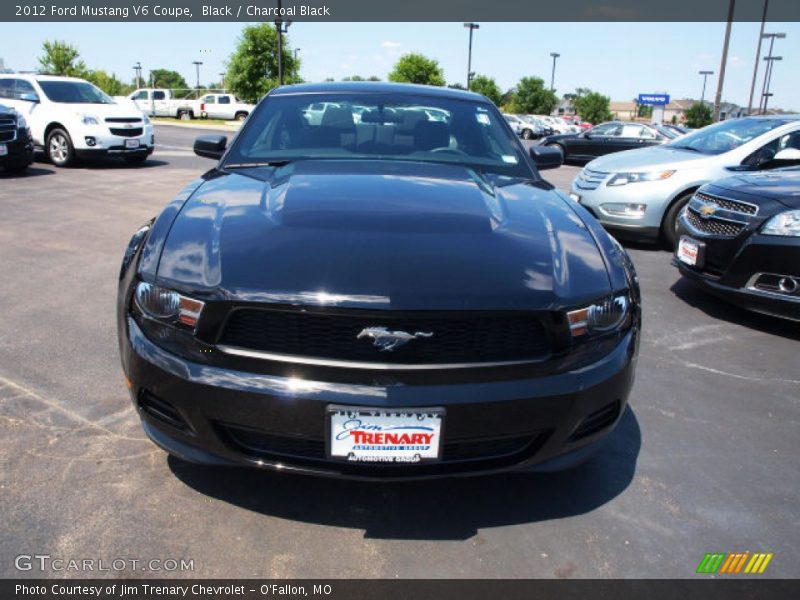 Black / Charcoal Black 2012 Ford Mustang V6 Coupe
