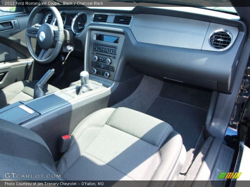 Black / Charcoal Black 2012 Ford Mustang V6 Coupe