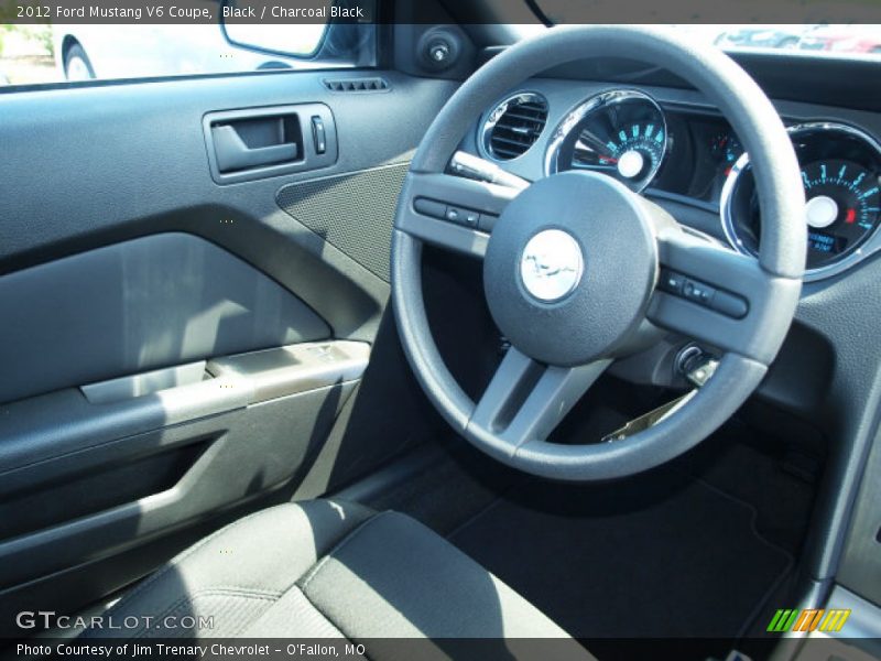 Black / Charcoal Black 2012 Ford Mustang V6 Coupe