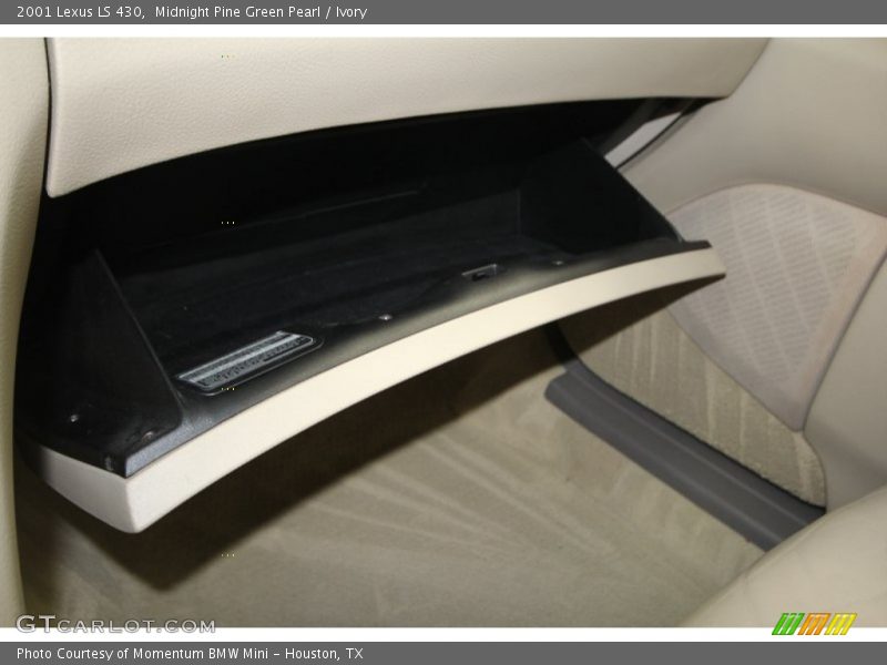 Midnight Pine Green Pearl / Ivory 2001 Lexus LS 430