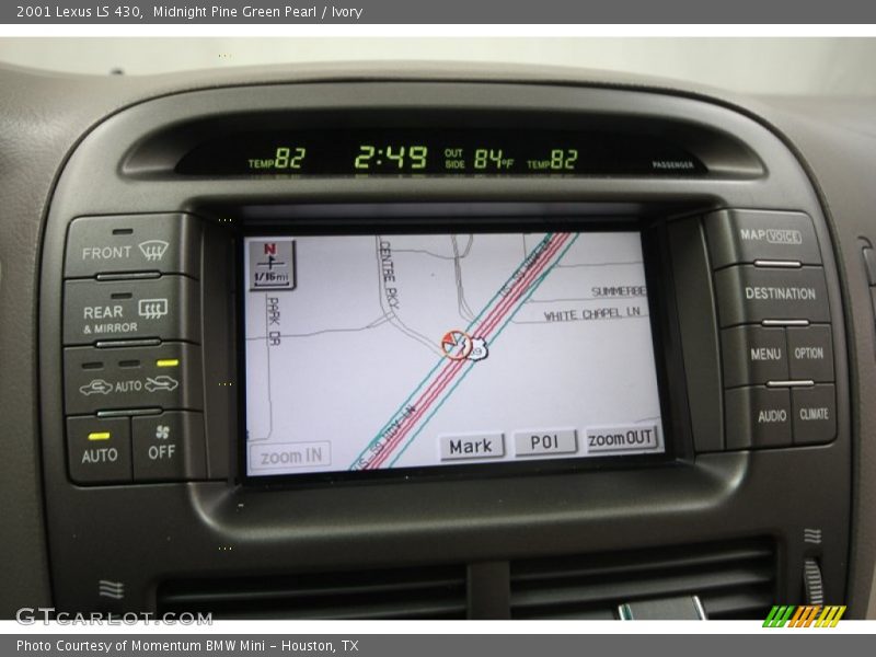 Navigation of 2001 LS 430