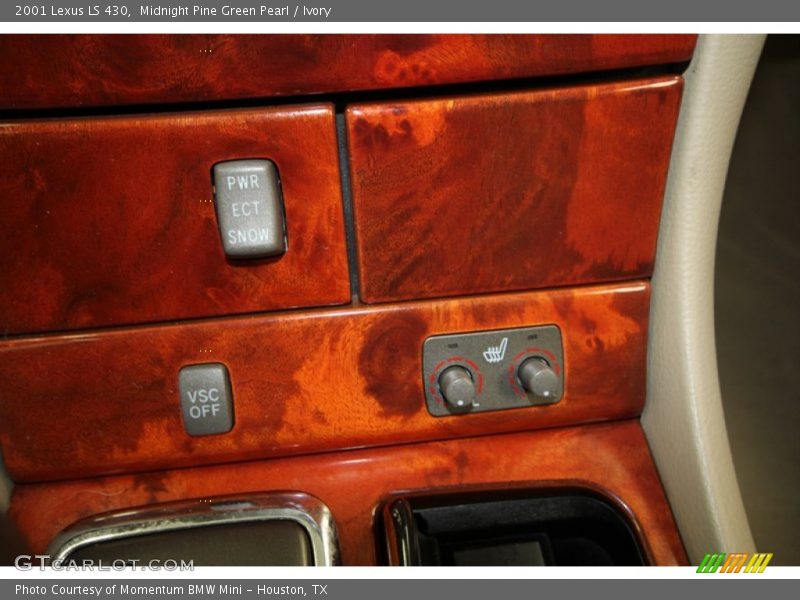 Midnight Pine Green Pearl / Ivory 2001 Lexus LS 430