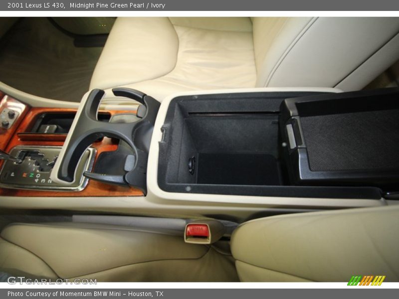 Midnight Pine Green Pearl / Ivory 2001 Lexus LS 430