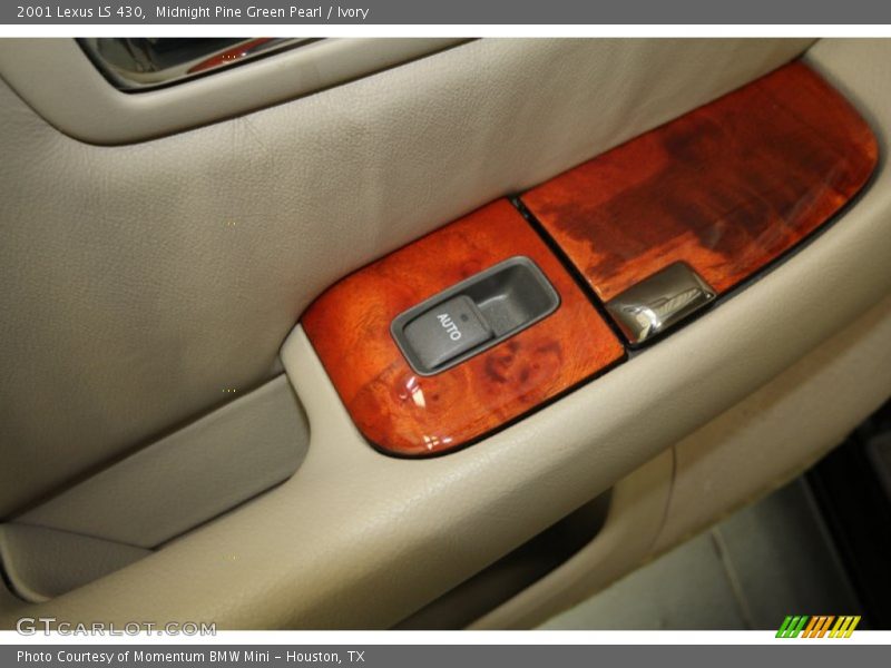 Midnight Pine Green Pearl / Ivory 2001 Lexus LS 430
