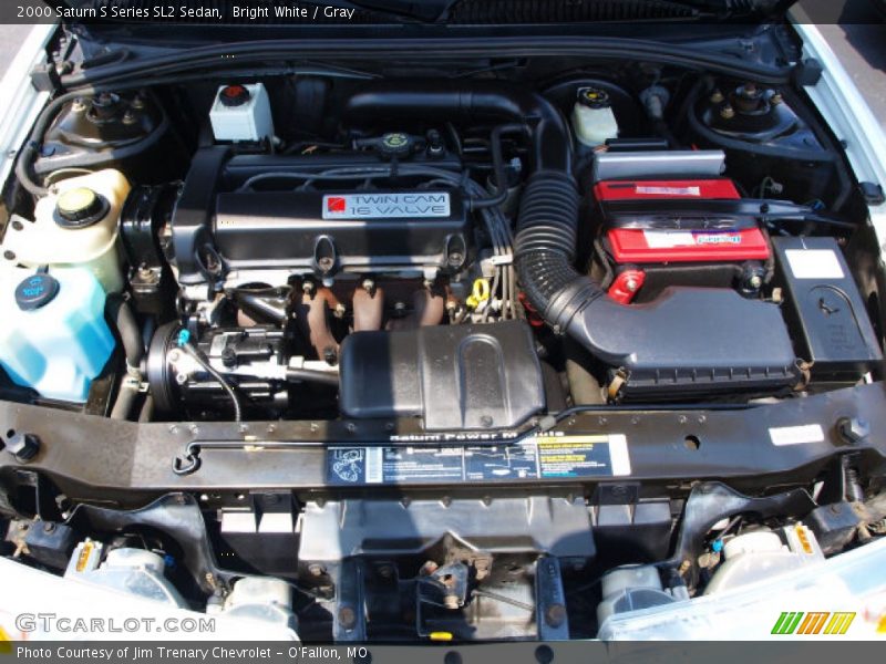 Bright White / Gray 2000 Saturn S Series SL2 Sedan